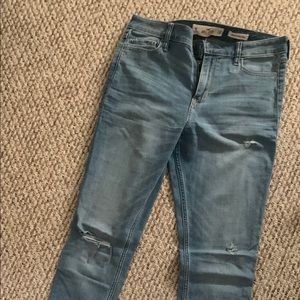 Hollister high rise super skinny jeans